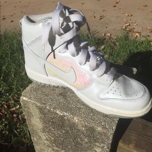 women high top Air Force ones (good condition)